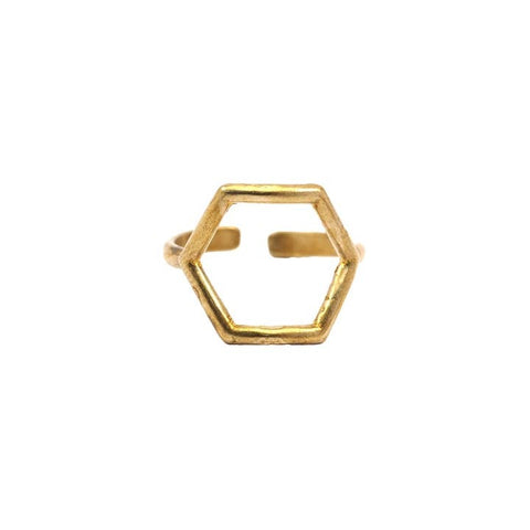 Mini Hexagon Ring