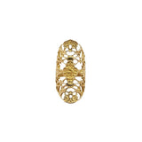 Floral Shield Ring