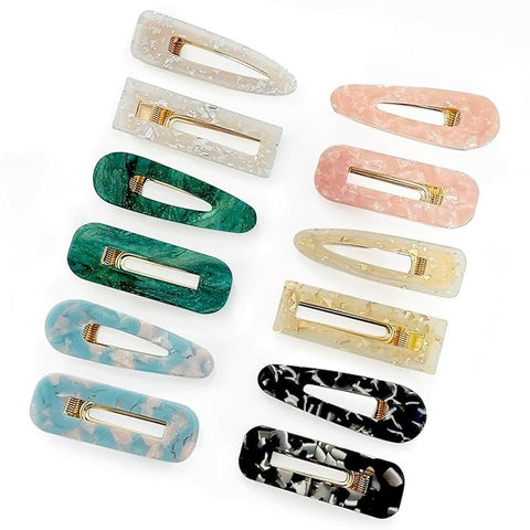 Hair Clip Set, 12Pcs