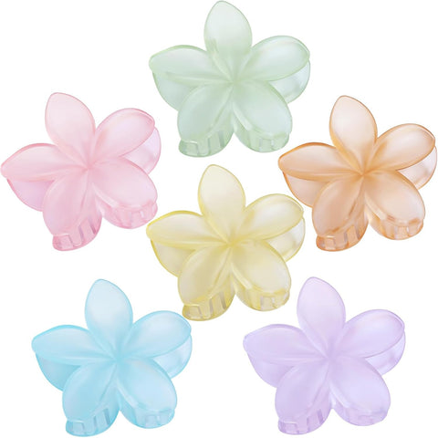 Jelly Plumeria Claw Clip