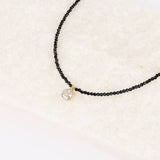Black CZ Choker