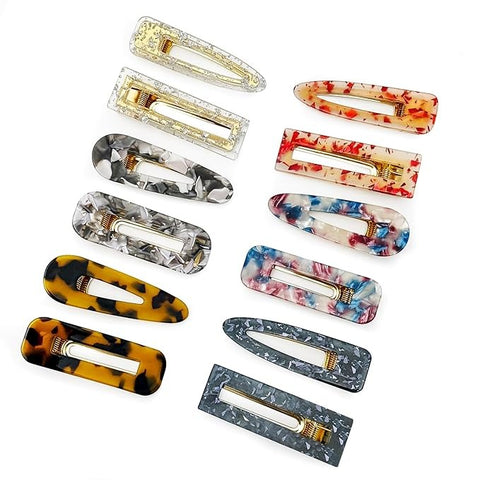 Hair Clip Set B, 12Pcs