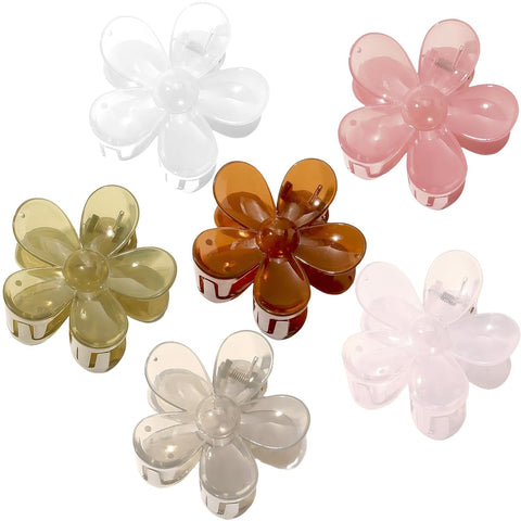 Jelly Daisy Claw Clip