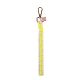 Yellow Macrame Wristlet, wholesale macrame keychain, macrame wristlet bulk, handmade wristlet, yellow key fob, boho wristlet wholesale, hand-knotted accessory, artisan wristlet, keychain strap wholesale, yellow key holder
