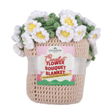 wholesale white daisy blanket, daisy bouquet blanket, bulk floral throws, 44 inch blanket, white daisy home decor, boutique blankets wholesale, gift shop blankets, spring decor wholesale, bulk cozy blankets, daisy print blanket, elegant throws wholesale, garden theme blankets, wholesale decorative blankets