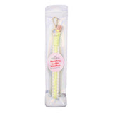 wholesale macrame keychain, macrame wristlet bulk, handmade wristlet, yellow key fob
