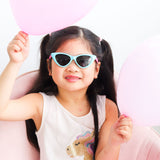 Kids' Blue Triangle Cat Eye Sunglasses for Boys Girls Shades Eyewear Party Outdoor