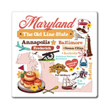 state souvenir magnet, Travel-themed magnet, Wholesale fridge magnets, Gift shop magnets, Travel gift wholesale, Magnet for resellers