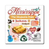 US state magnet, 50 states magnet collection, Hand-illustrated state magnets, State souvenir magnet, Travel-themed magnet, Wholesale fridge magnets