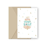 Succulent Happy Birthday Card for sale, Cactus Birthday Greeting Card, Succulents Greeting Card, Succulents Gift Ideas