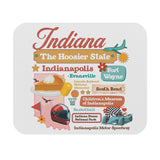 Rubber base mouse pad, Anti-slip mouse pad, Rectangular mouse pad, US state mouse pad, State souvenir mouse pad