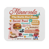 State-themed mouse pad, Rubber base mouse pad, Anti-slip mouse pad, Rectangular mouse pad, US state mouse pad, State souvenir mouse pad