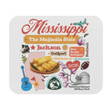 Anti-slip mouse pad, Rectangular mouse pad, US state mouse pad, State souvenir mouse pad, Local pride mouse pad, Wholesale mouse pads