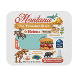 State-themed mouse pad, Rubber base mouse pad, Anti-slip mouse pad, Rectangular mouse pad, US state mouse pad, State souvenir mouse pad