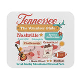 Hometown mouse pad, 50 states mouse pad, State-themed mouse pad, Rubber base mouse pad, Anti-slip mouse pad, Rectangular mouse pad