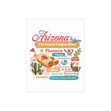 50 states postcard set, American states postcard, travel souvenir postcard, state map postcard