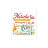 state postcards, U.S. state postcard, 50 states postcard set, American states postcard, travel souvenir postcard, state map postcard