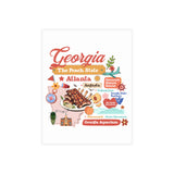 illustrated state postcard, state-themed postcard, collectible postcards USA, postcard gift set, unique postcards for travel lovers