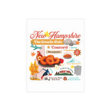 50 states postcard set, Travel souvenir postcard, US state postcard, American states postcard, Printed postcard with envelope