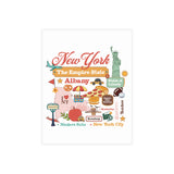 state-themed postcard, collectible postcards USA, postcard gift set, unique postcards for travel lovers, state landmark postcard