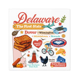 Decorative sticker, Travel-themed sticker, State souvenir sticker, U.S. state sticker, Regional pride sticker