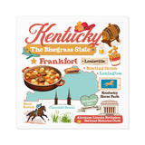 Decorative sticker, Travel-themed sticker, State souvenir sticker, U.S. state sticker, Regional pride sticker