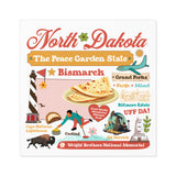 Travel-themed sticker, State souvenir sticker, U.S. state sticker, Regional pride sticker, American states sticker