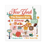 illustrated sticker, planner accessories, laptop sticker, decorative sticker, travel sticker
