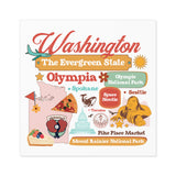 Regional pride sticker, American states sticker, Travel sticker for planners, Laptop sticker, Water bottle sticker, Scrapbook sticker, Gift shop sticker