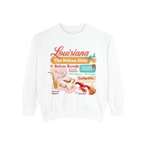 Comfortable travel sweatshirt USA, Unique gift state merchandise, Cool summer sweatshirt for adults, sweatshirt for sale