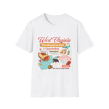 US state T-shirt, Illustrated state tee, Unisex state T-shirt, Crewneck T-shirt, Short sleeve state tee, State-themed clothing, Travel souvenir apparel