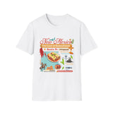 Illustrated state tee, Unisex state T-shirt, Crewneck T-shirt, Short sleeve state tee, State-themed clothing