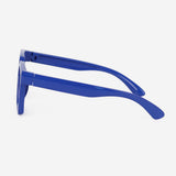 Vintage Square Polarized Kids Sunglasses, Cobalt Blue Square Frame Fashion Sunglasses for Kids, Square Fashion Sunglasses for Kids