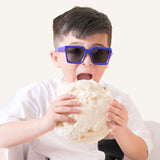 Cobalt Blue Square Frame Fashion Sunglasses for Kids aged 3-10