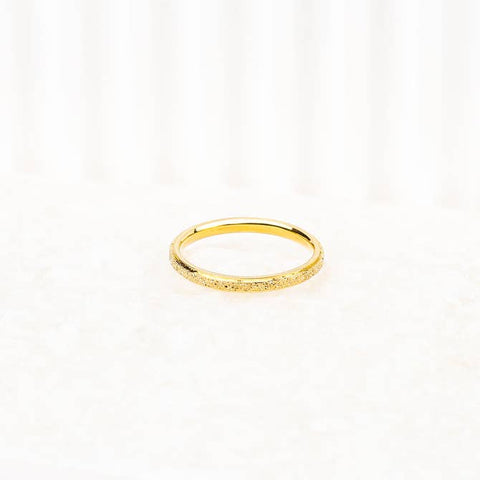 Textured Gold Ring