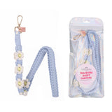 cute macrame lanyard for teens and students, stylish lanyard for office and classroom use, macrame lanyard for craft lovers and boho fans