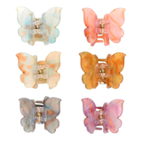 Mini butterfly hair claw clip