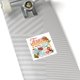 3 inch State Square Stickers