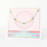 Mini Amazonite Drop Unity (Gold or Silver)