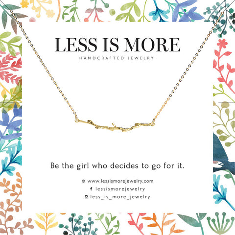 Twig Necklace (Gold)
